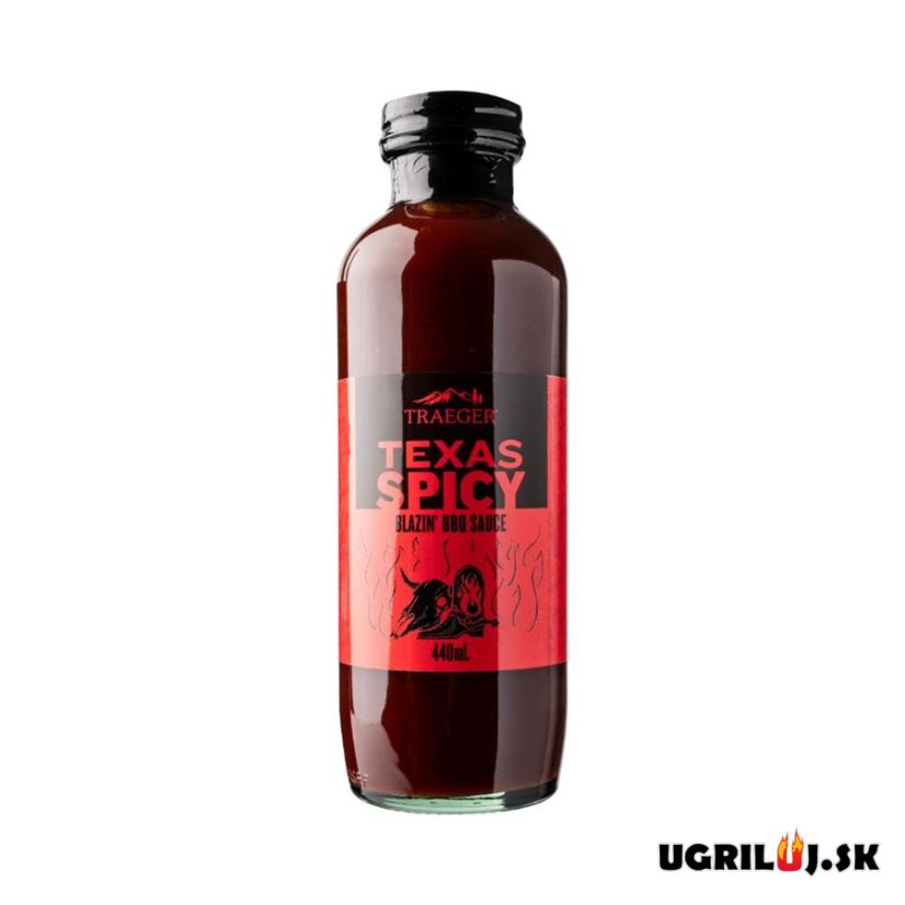 BBQ omáčka na grilování - Traeger - Texas Spicy BBQ Sauce, 440ml