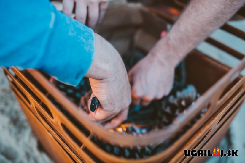 Ohnisko Höfats CUBE, rusty