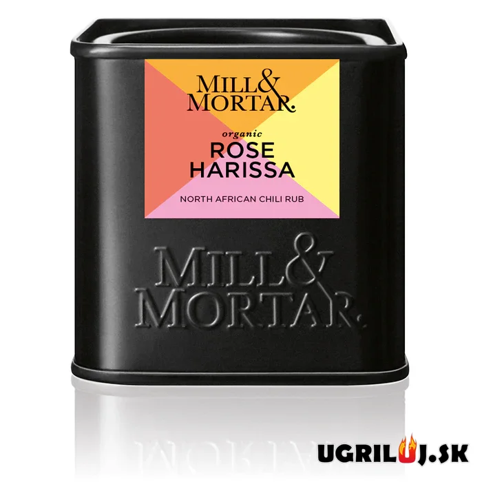 Grilovacie bio korenie Mill & Mortar, Rose Harissa, 50g