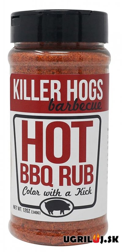 Grilovacie korenie Killer Hogs - The HOT BBQ Rub, 460g
