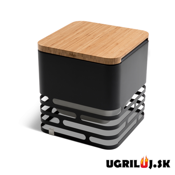 Ohnisko Höfats CUBE, čierna