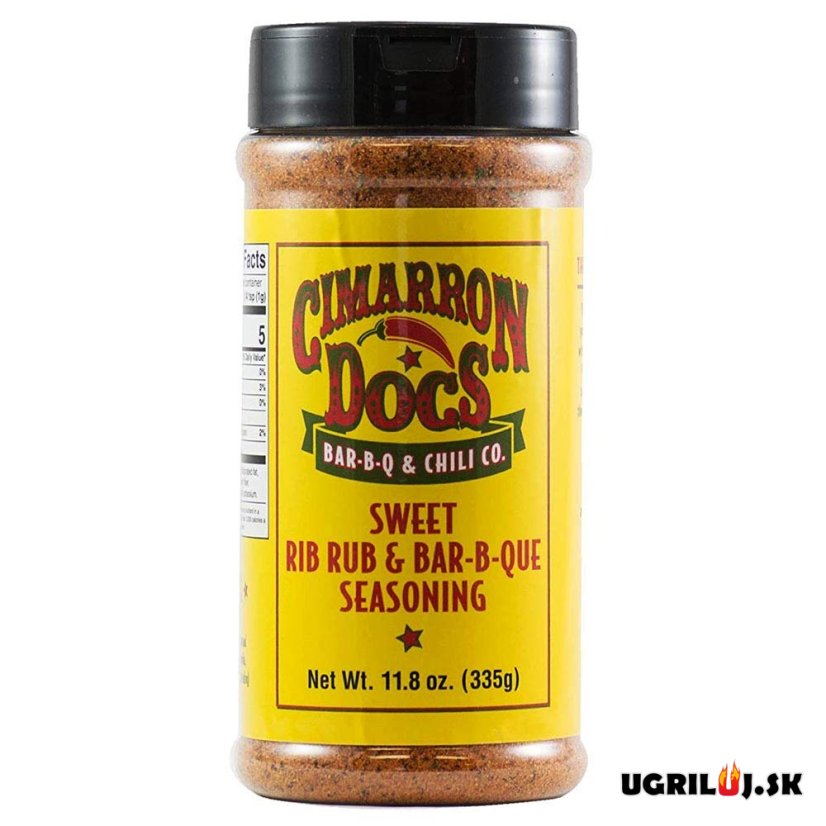 Grilovacie korenie Cimarron Docs Rib Rub & BBQ Seasoning, 335g