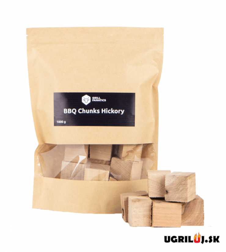 Štiepka do grilu - Kúsky na údenie, Hickory, 1kg