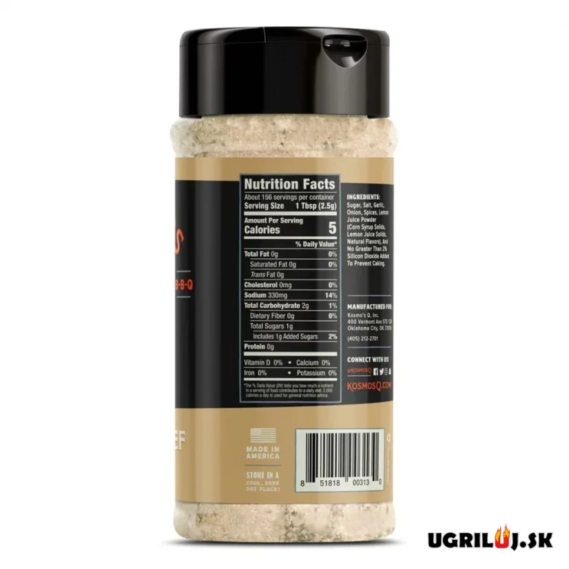 Grilovacie korenie Kosmos Q - Texas Beef Dry Rub, 391g