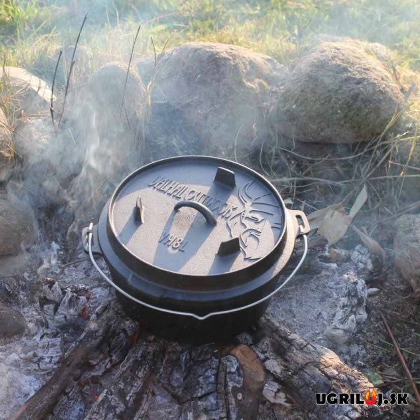 Litinový hrnec Valhal Outdoor - VH8L, 8.0L