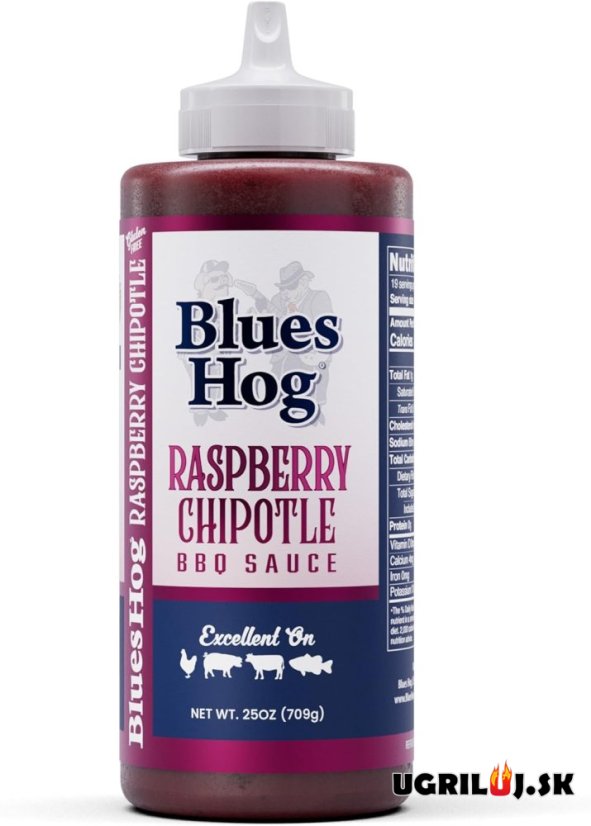 BBQ omáčka na grilování - Blues Hog - Raspberry Chipotle BBQ Sauce, 709g