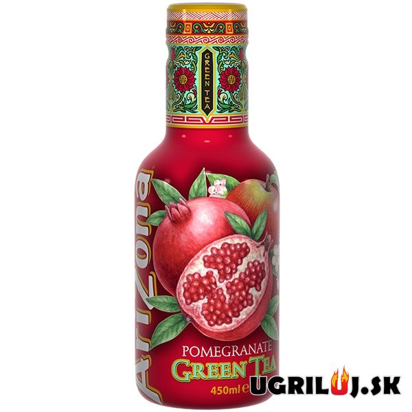 Ľadový zelený čaj AriZona, Pomegranate, 450ml
