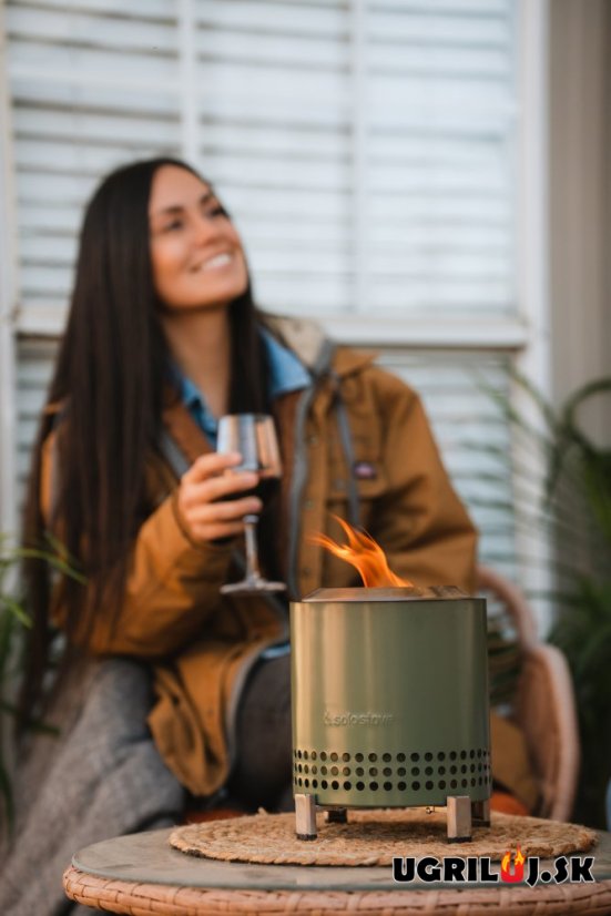 Ohnisko SOLO STOVE - MESA XL - Nerez, Zelená