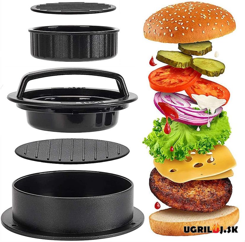 Forma/lis na hamburger, plast - Perfect Home