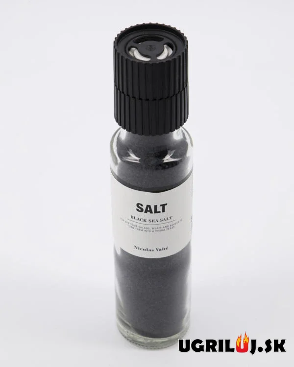 Morská soľ Nicolas Vahé, Black Sea Salt (mlynček), 320g