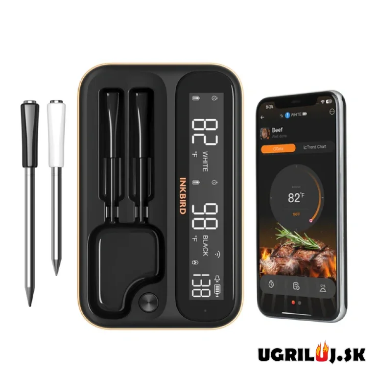 Bezdrôtový teplomer na mäso Inkbird - INT-12-BW