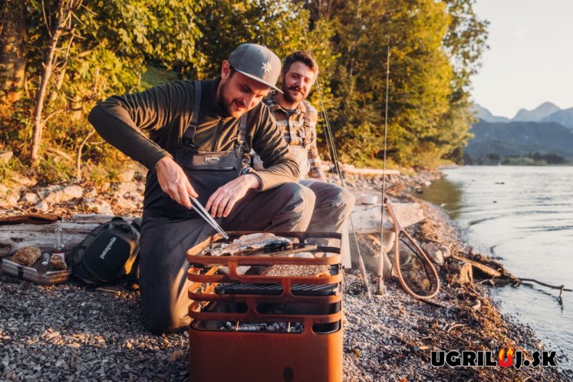 Ohnisko Höfats CUBE, rusty