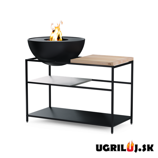 Vonkajšia kuchyňa Höfats "FIRE KITCHEN", s ohniskom Bowl 70 + platňa + hviezdicový stojan