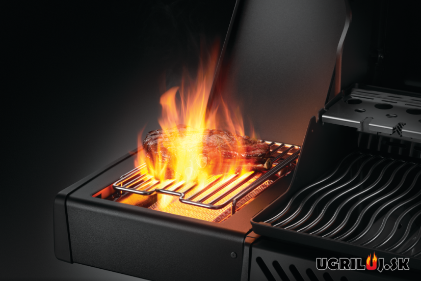 Plynový gril Napoleon - Rogue SE 425 PHANTOM RSIB, Matte Black (+Rotiseria)