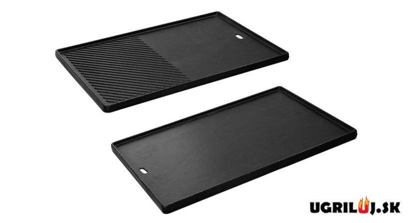 Liatinová grilovacia platňa obojstranná Enders, Reversible Cast Iron Grill Plate - SWITCH GRID, Hyde 4/6