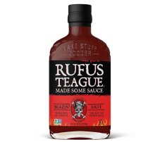 BBQ omáčka na grilovanie - Rufus Teague - Blazin´ Hot BBQ Sauce, 454g