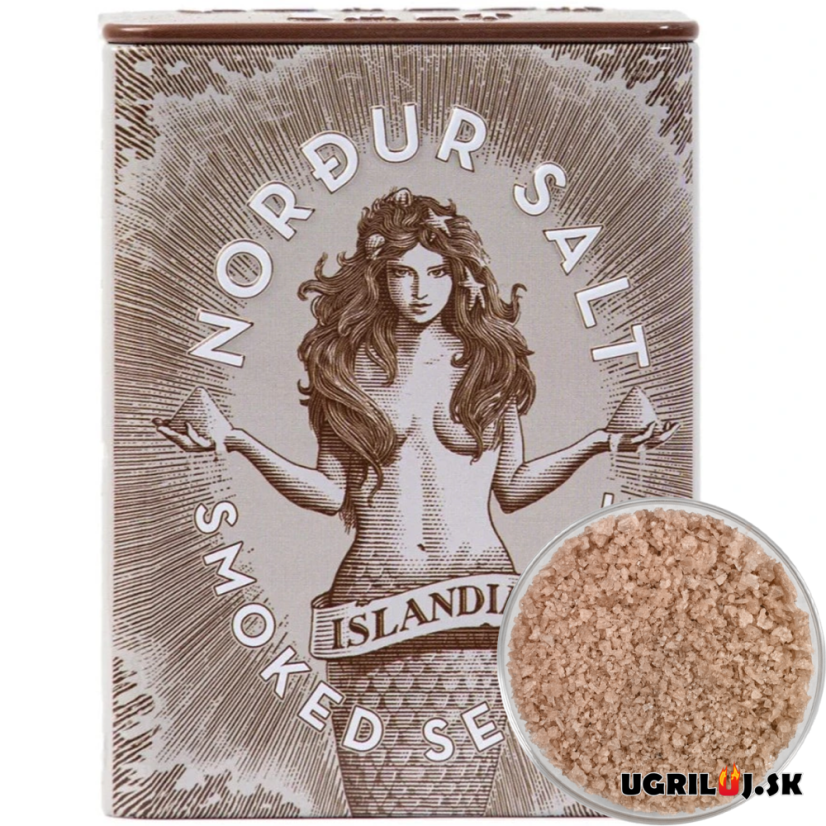 Morská soľ Nordur Salt, údená, (plechovka), 100g