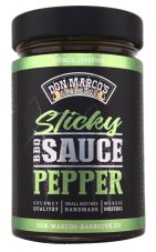 BBQ omáčka na grilovanie - Don Marco’s - Sticky Pepper BBQ Sauce 260ml