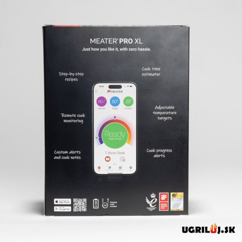 Bezdrátový teploměr na maso - MEATER Pro XL
