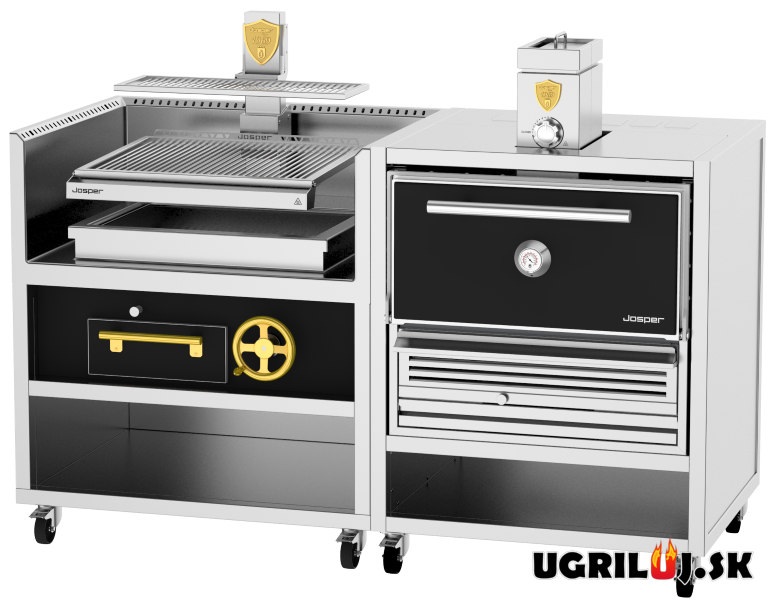 Profesionálny Basque+Oven gril na drevené uhlie, Josper CVJ-76-1-1-PRO-M