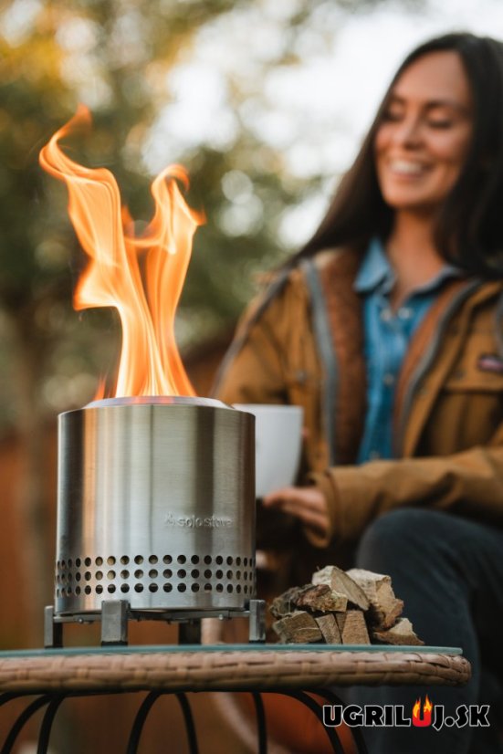 Ohnisko SOLO STOVE - MESA XL - Nerez, Strieborná