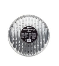 Hliníková tácka Grill Fanatics - okruhlá, 33cm (5ks)