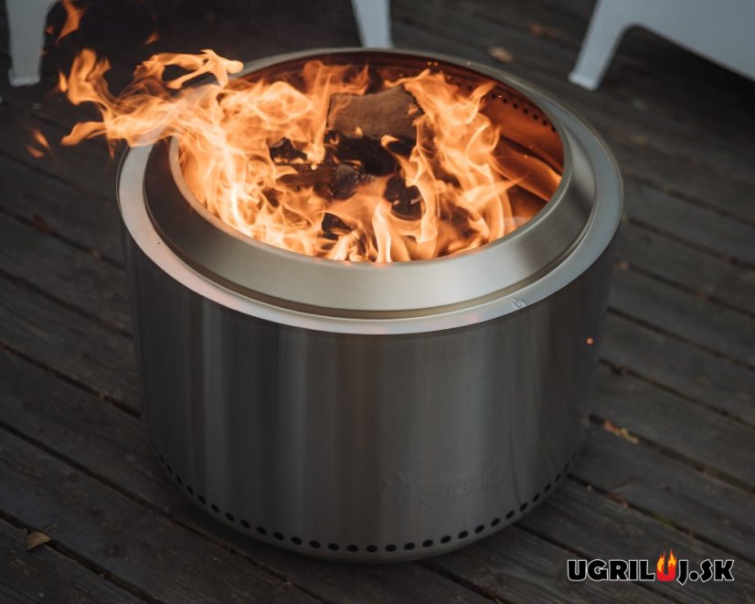 Ohnisko SOLO STOVE - YUKON 2.0 - Nerez, Čierna