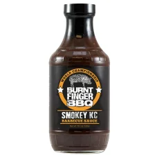 BBQ omáčka na grilovanie - Burnt Finger Smokey - KC BBQ Sauce, 558g