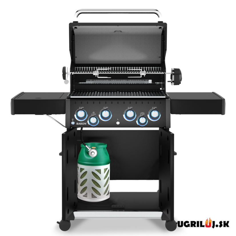 Plynový gril Broil King - Baron 490 Shadow (+Rotiséria)
