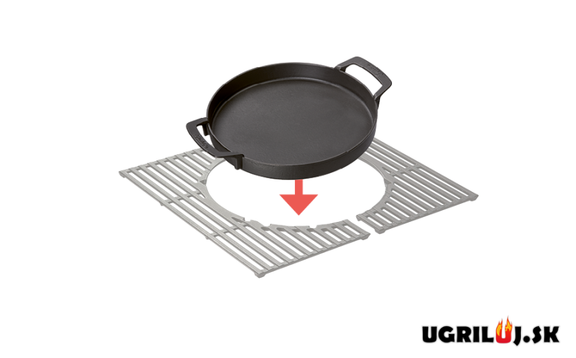Liatinová panvica Enders, Cast Iron Pan - SWITCH GRID