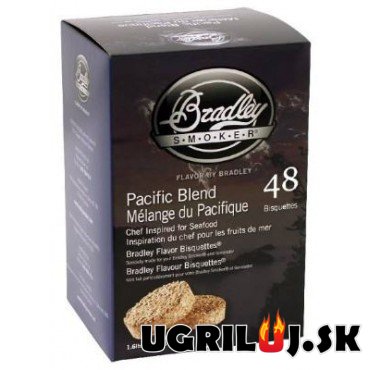 Brikety pre udiarne Bradley - Pacific Blend, 48ks
