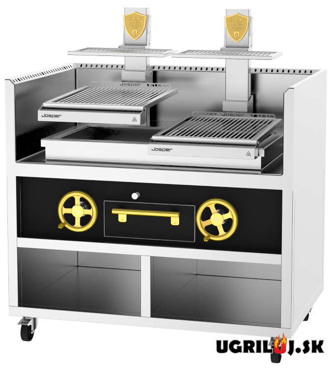 Profesionálny Basque gril na drevené uhlie, Josper PVJ-50-2-1-MB