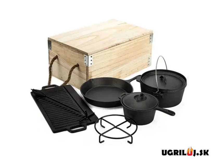 Set 6+1ks, Sada Liatiového riadu v debni