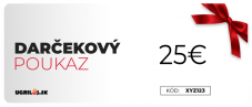 Dárkový poukaz v hodnotě 25€