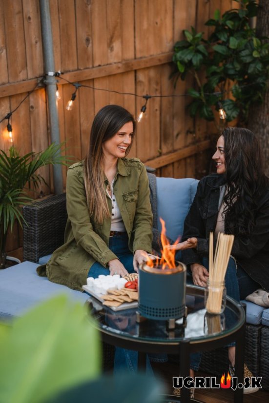 Ohnisko SOLO STOVE - MESA XL - Nerez, Modrá