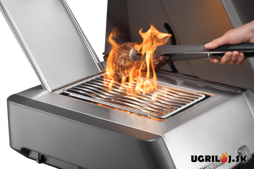 Plynový gril Napoleon - Prestige P665 EVO, Nerez