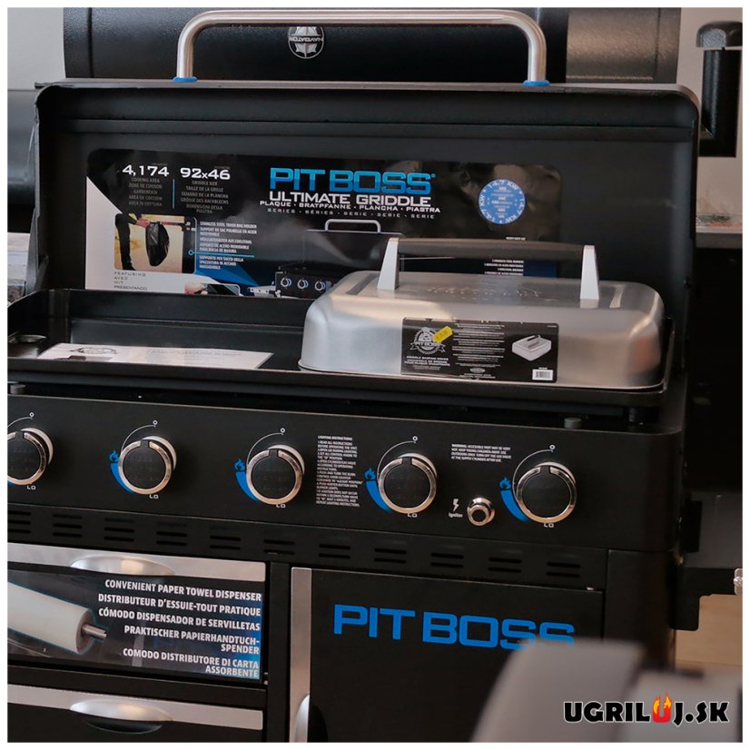 Nerezové grilovacie veko/pokrievka PitBoss, veľké