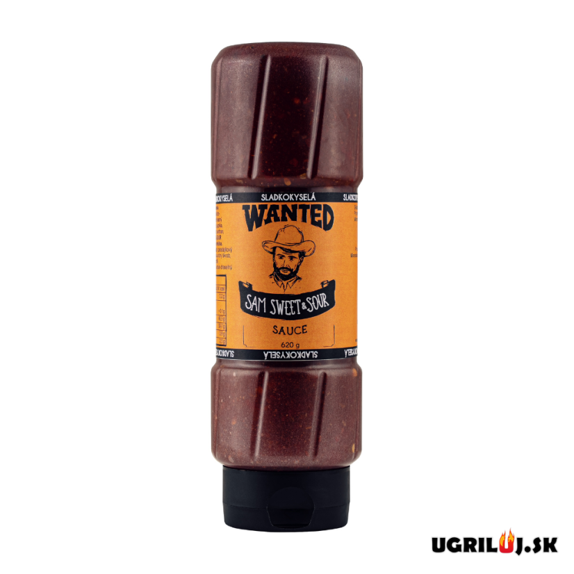 Omáčka na grilování - FRUJO - Wanted Sam Sweet & Sour Sauce, 620g