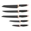 Sada kuchynských nožov, black layer, nerez, 6ks