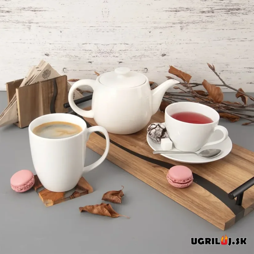 Servírovacia tácka, akácia resin, 42x20cm