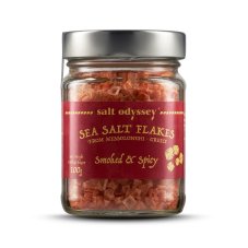 Grécka soľ Salt Odyssey, údená pálivá, (vločky), 100g