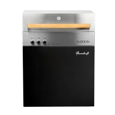 Plynový IR gril Flammkraft - BLOCK Ds (GEN.5), Ivory black