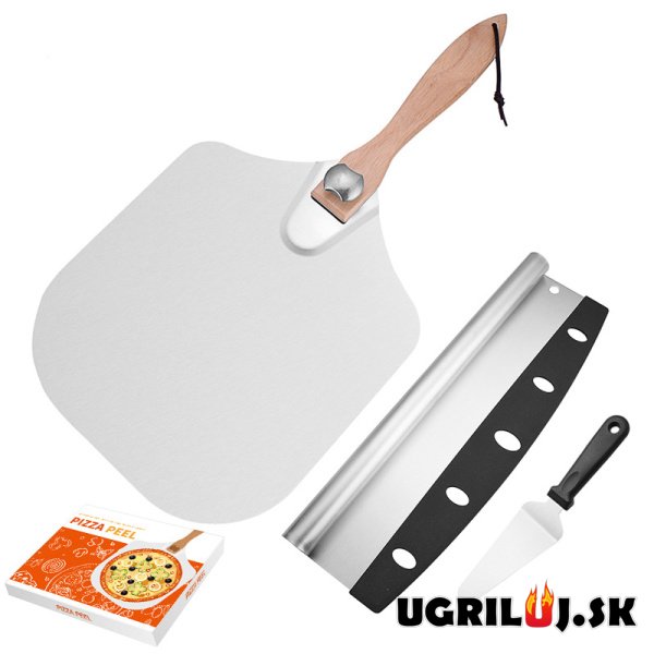 Pizza set 1, pizza lopatka, krájač, malá lopatka