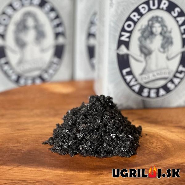 Morská soľ Nordur Salt, aktívne uhlie, (plechovka), 100g