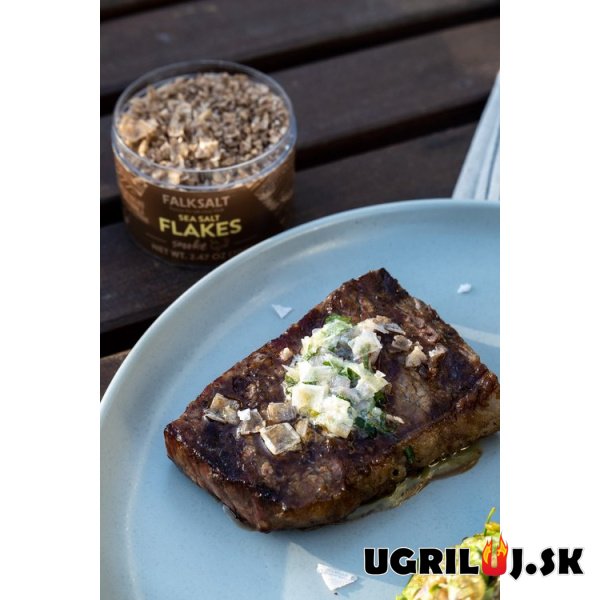 Morská vločková údená soľ, 600g, kýblik