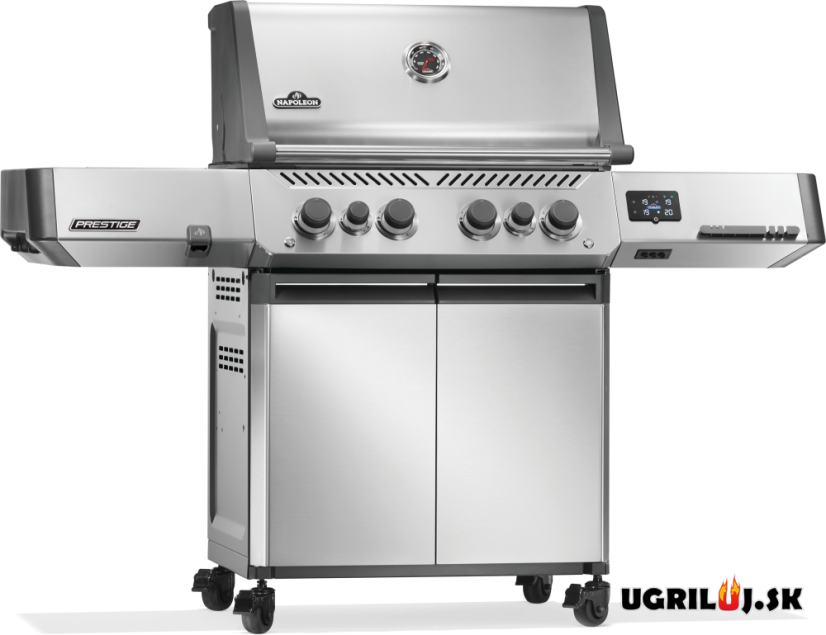 Plynový gril Napoleon - Prestige P500 EVO, Nerez