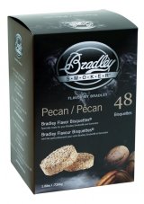 Brikety pre udiarne Bradley - Pecan-orech, 48ks