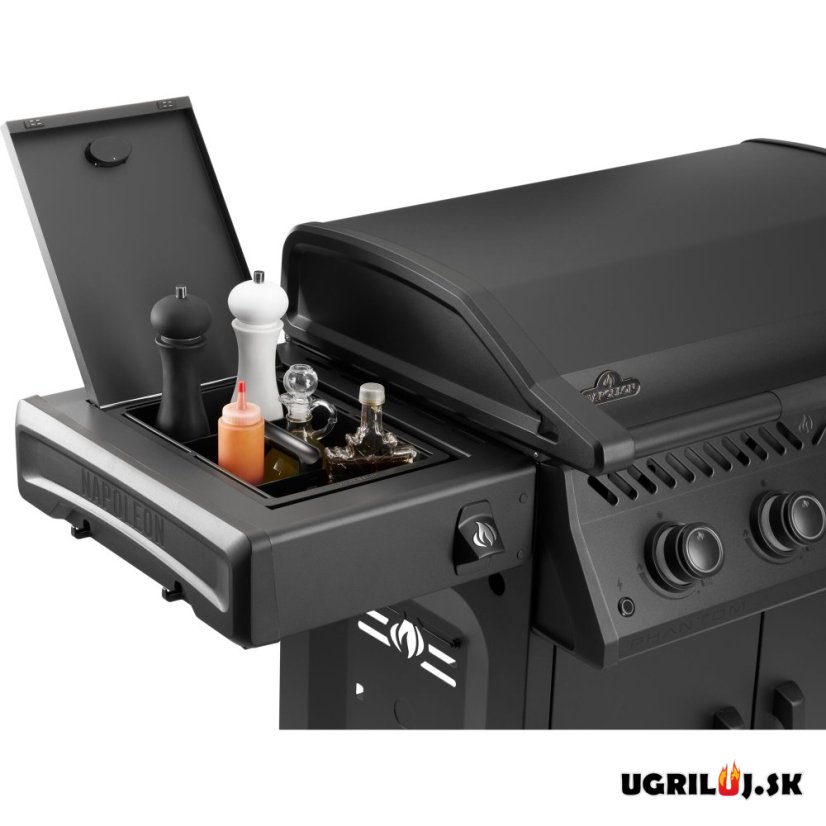 Plynový gril Napoleon - Rogue PRO Phantom, plancha