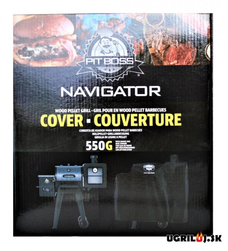 Kryt na peletový gril Pit Boss - Navigator 550 s udírnou