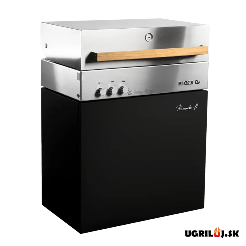 Plynový IR gril Flammkraft - BLOCK Ds (GEN.5), Ivory black